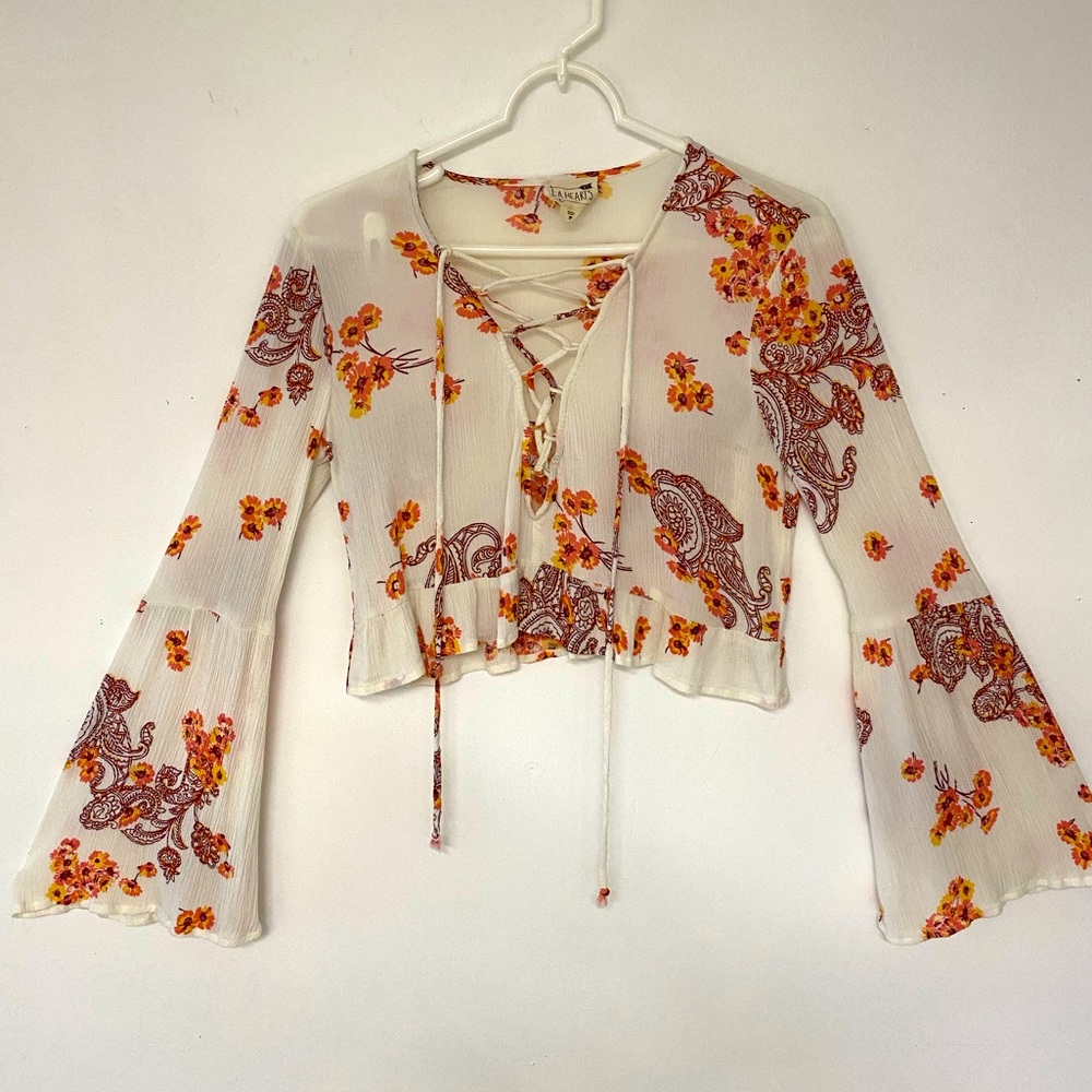 Ladies Boho Crop Top